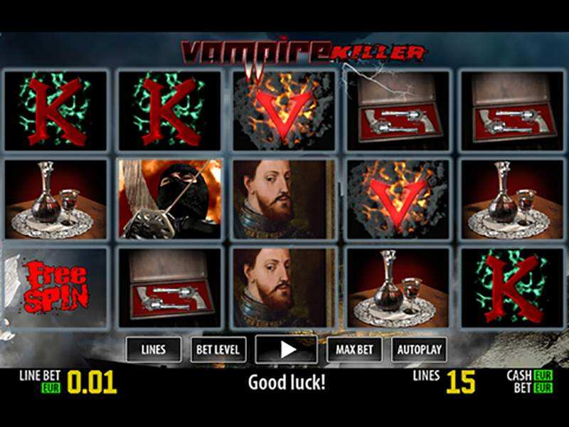 «Vampire Killer» — игровые автоматы 777